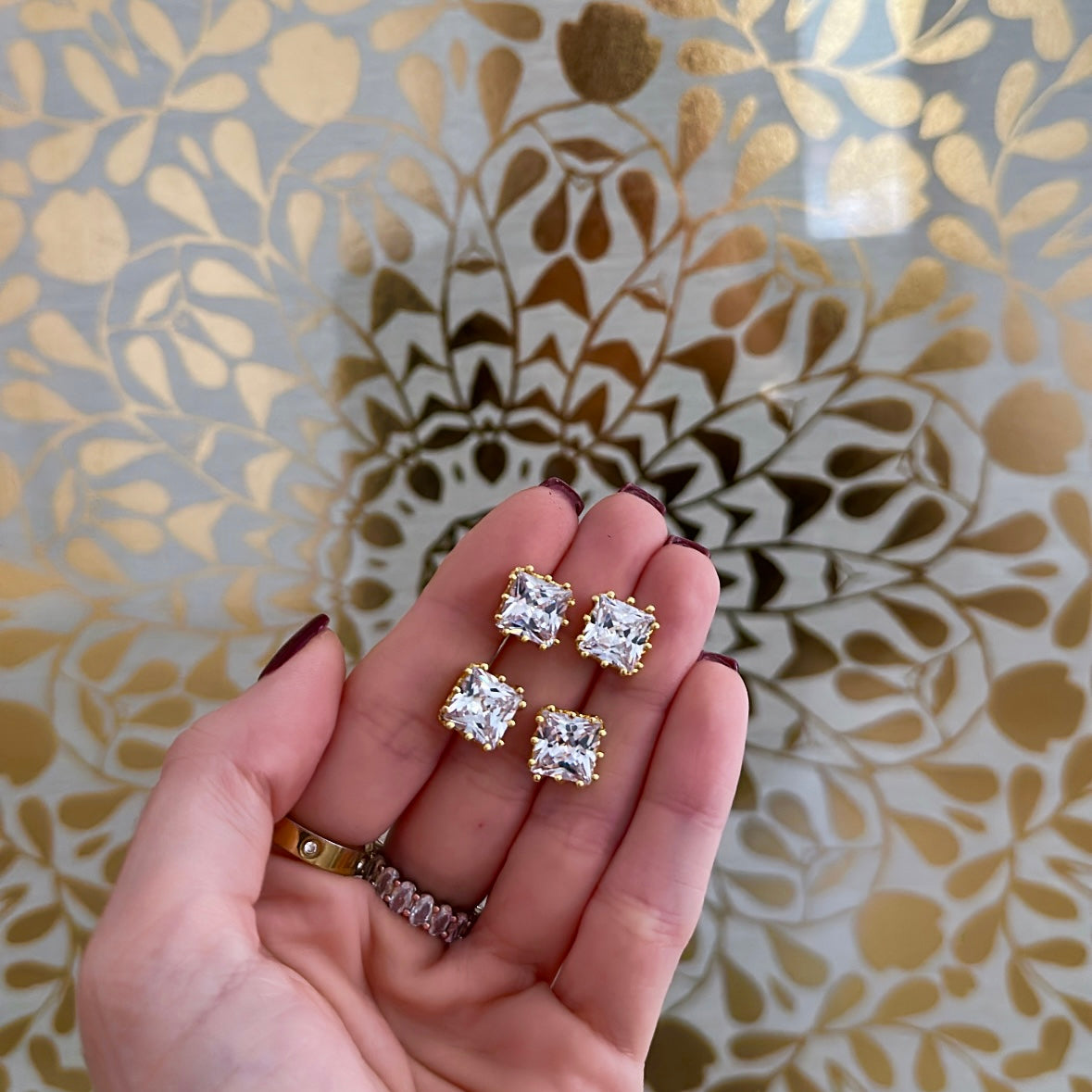 Diamond earrings