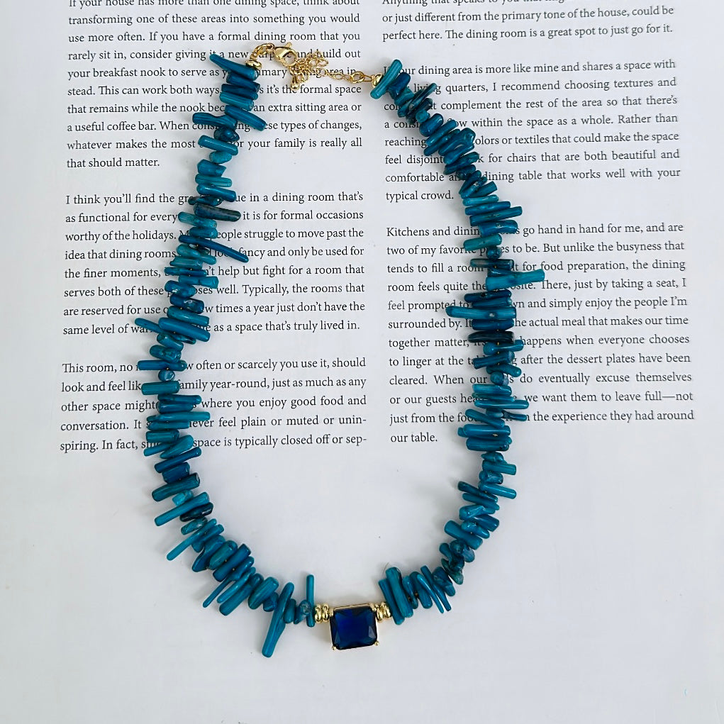 Camila blue necklace