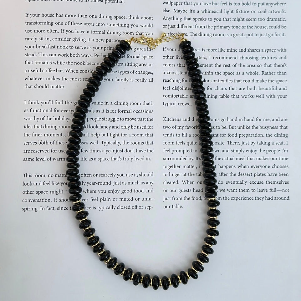 Cristy necklace black