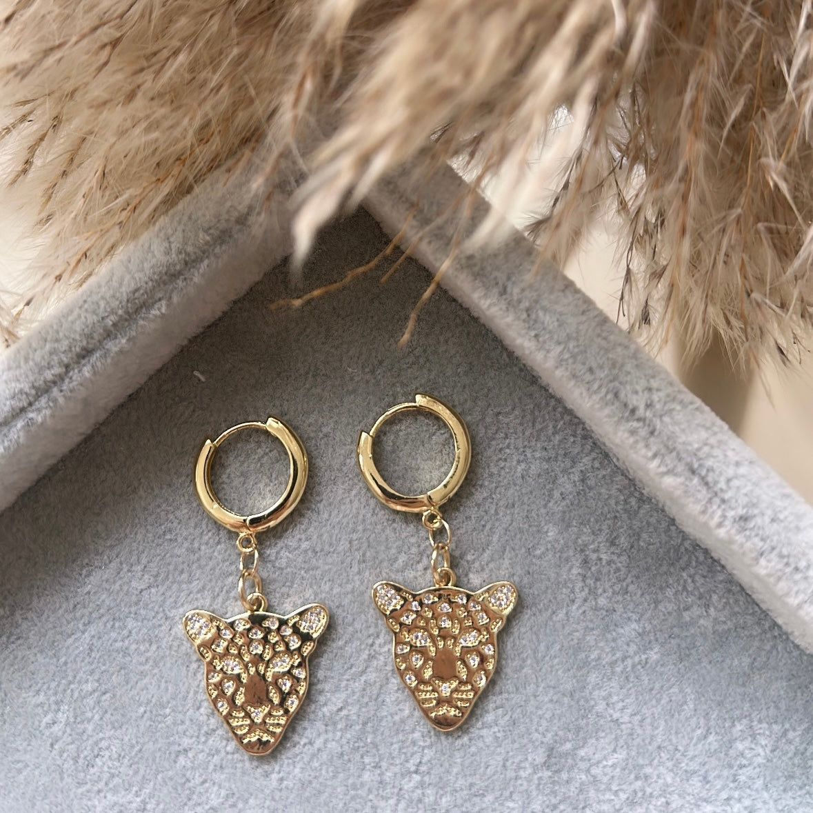 Tiger earrings
