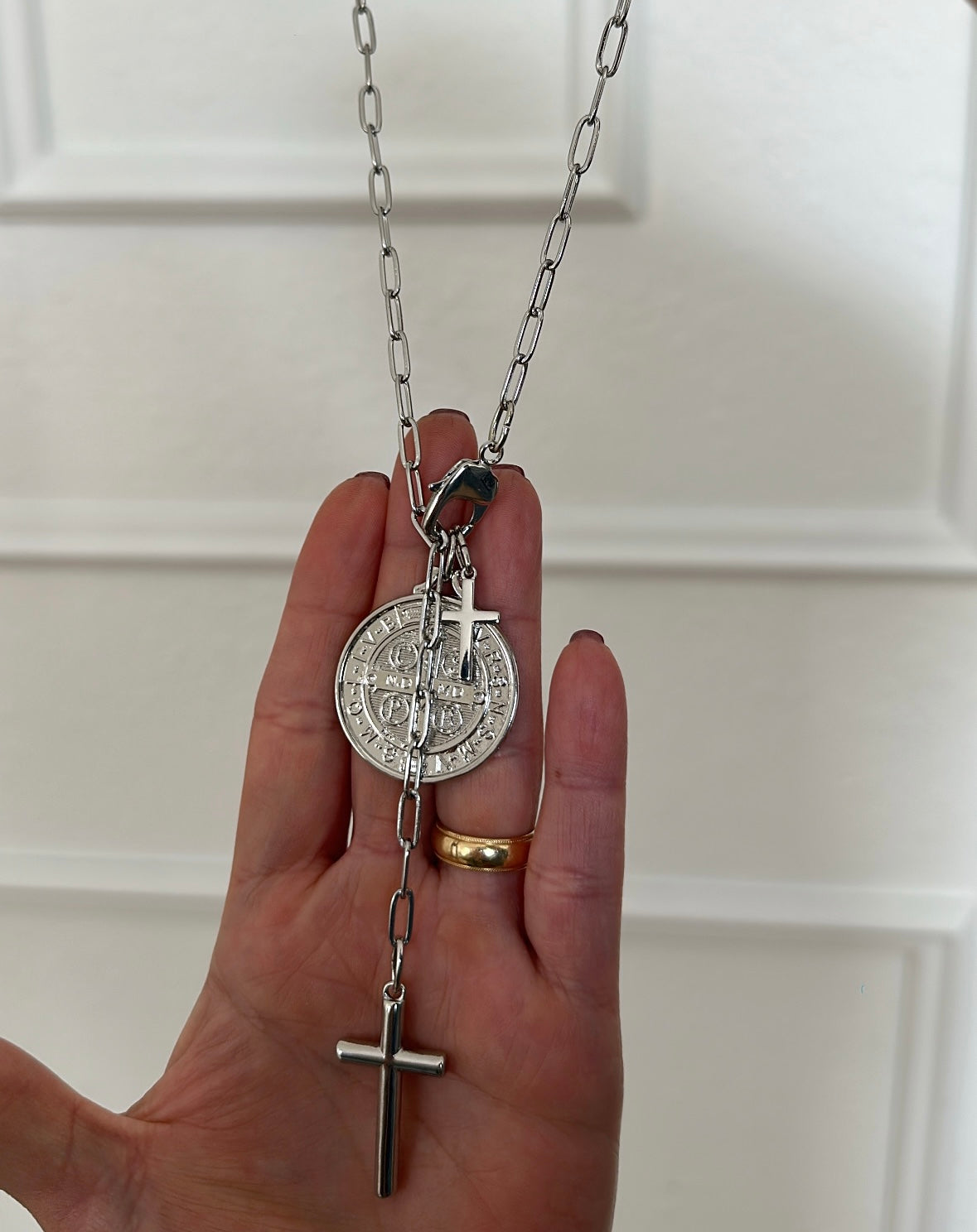 Amara necklace silver