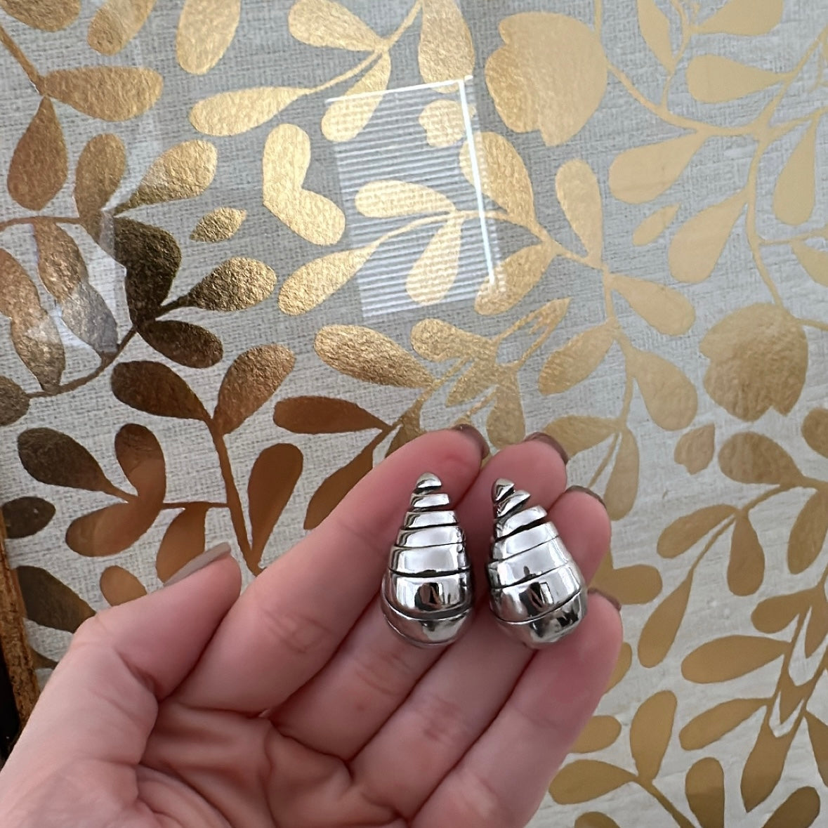 Silver Juliet earrings