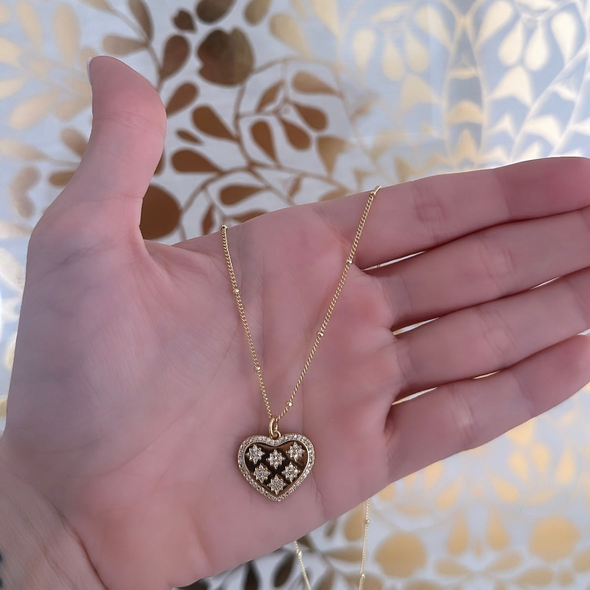 Ac heart necklace