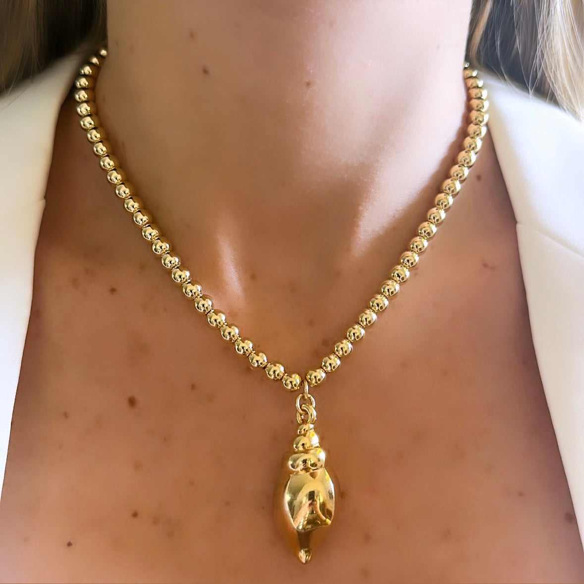 Snail necklace