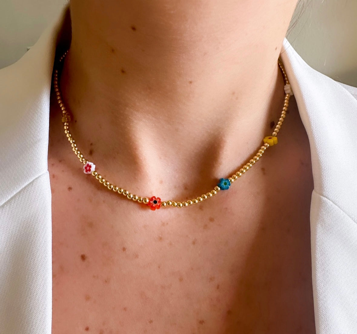 Flower necklace