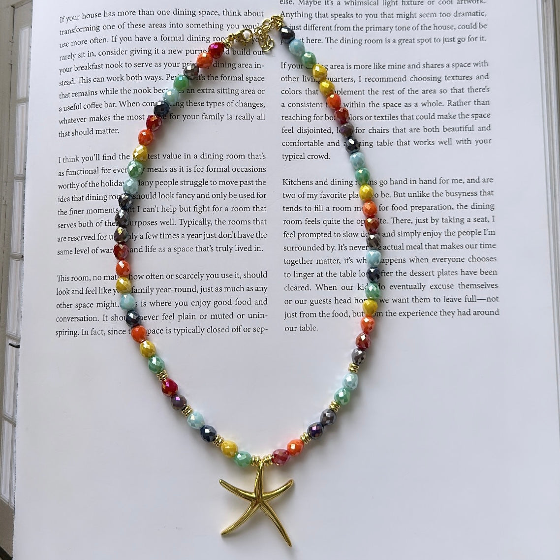 Starfish necklace
