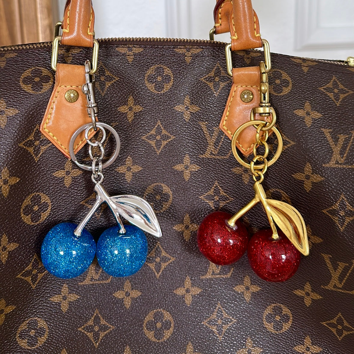Cherry bag charm