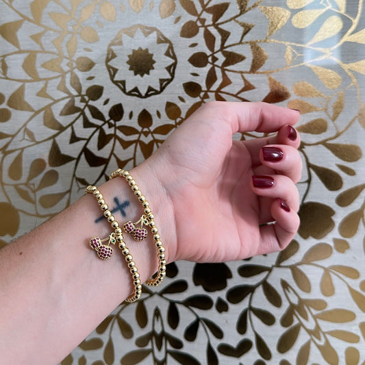 Cherry bracelet