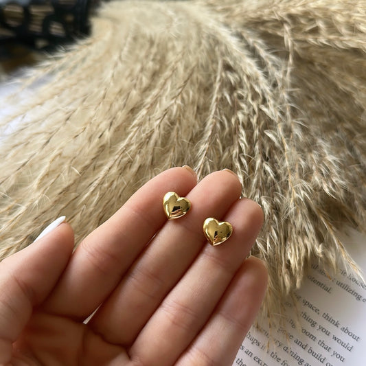Heart ac earrings