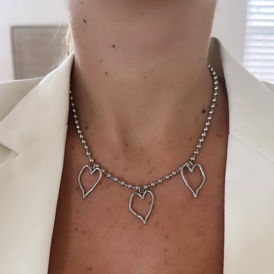 Silver Florencia necklace