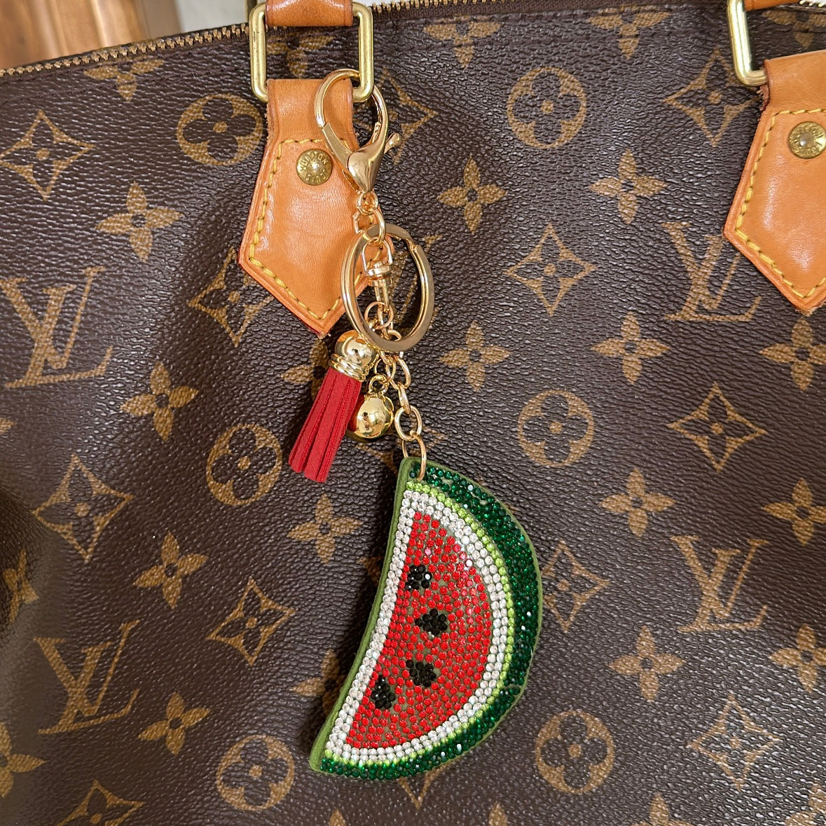 Watermelon bag charm