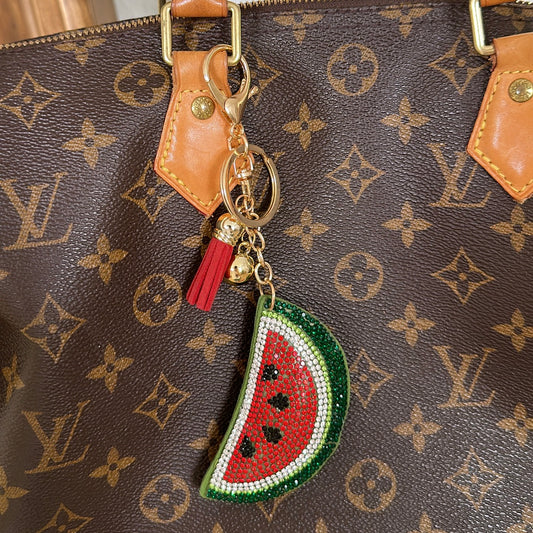 Watermelon bag charm