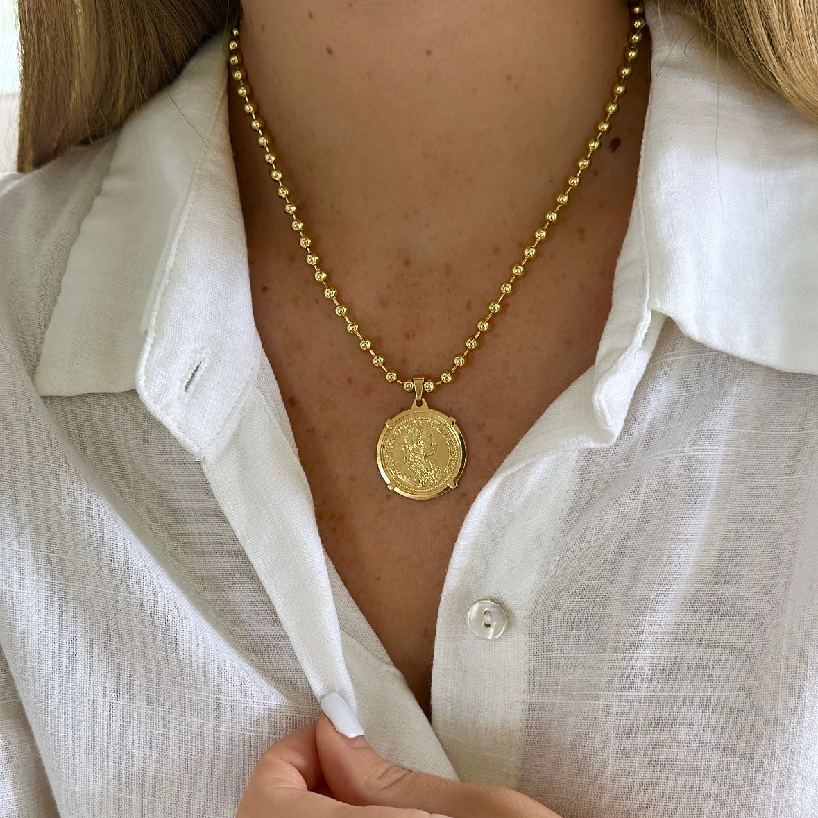 Coin necklace