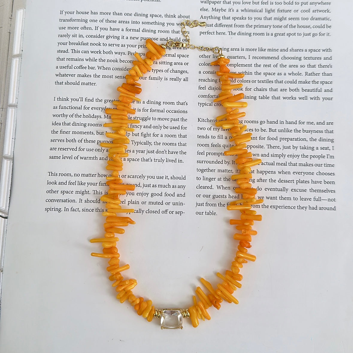 Camila yellow necklace