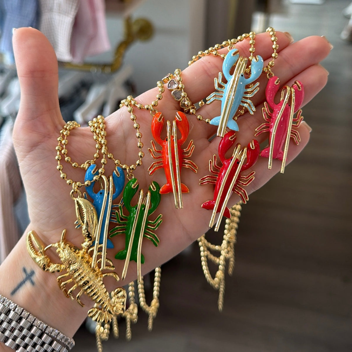Lobster necklace