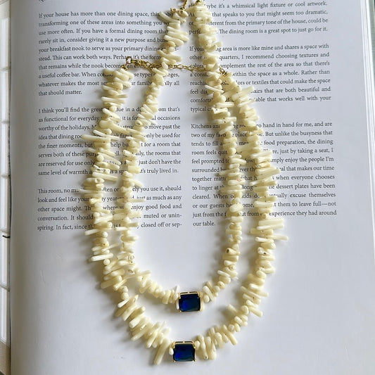 Blue necklace