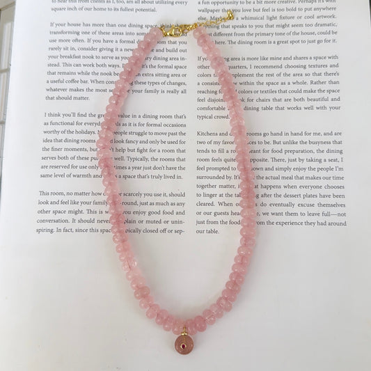 Pink necklace