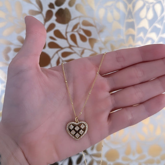 Ac heart necklace