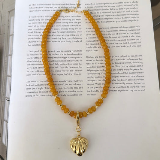 Yellow necklace