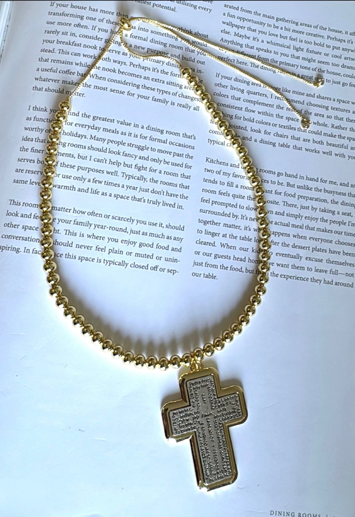 Cross necklace
