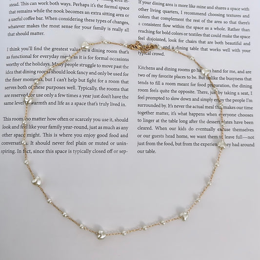 Romantic heart necklace