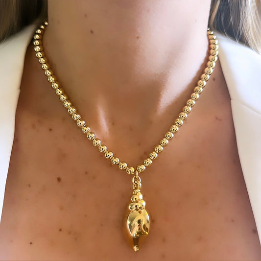 Snail necklace