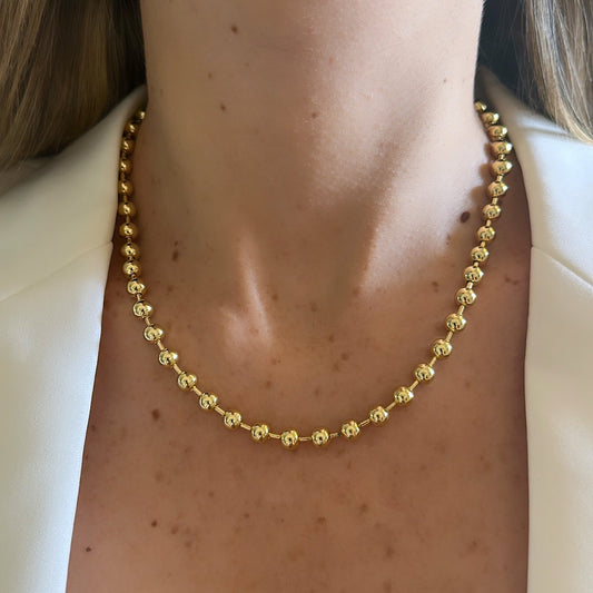Golden necklace