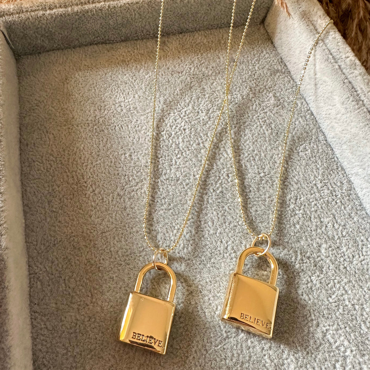 Padlock necklace