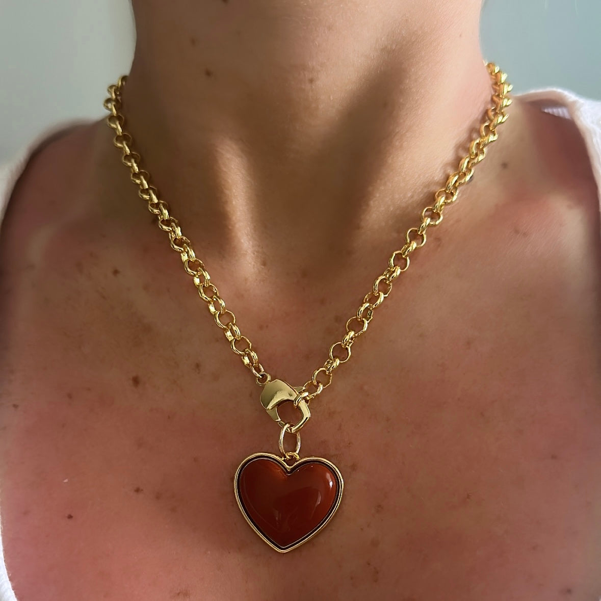 Red wine necklace