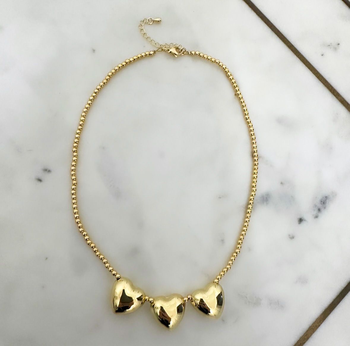 Collar de corazones (grandes)