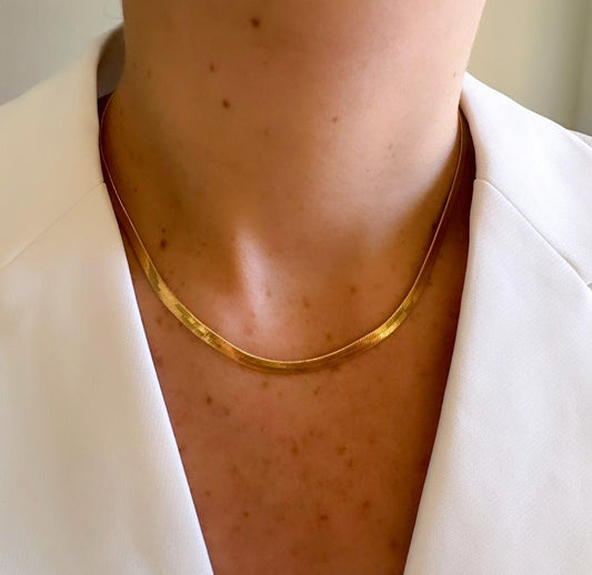 Herrigbone necklace