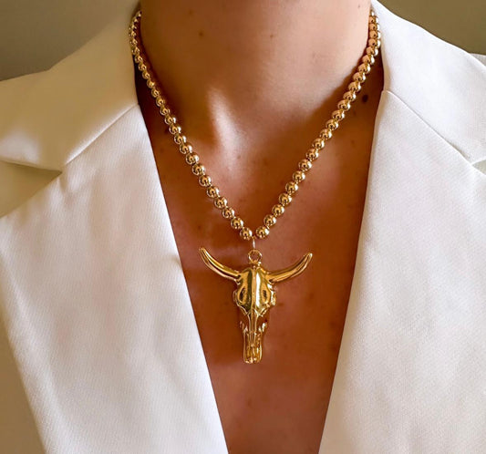 Bull necklace