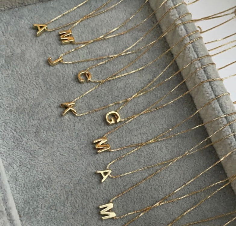 Initial necklace