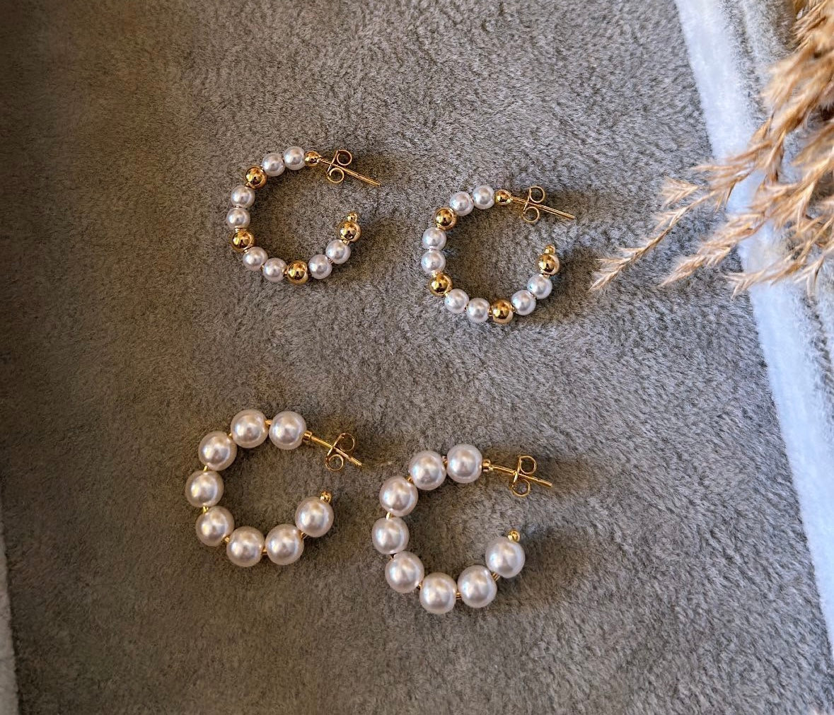 Pearl hoops