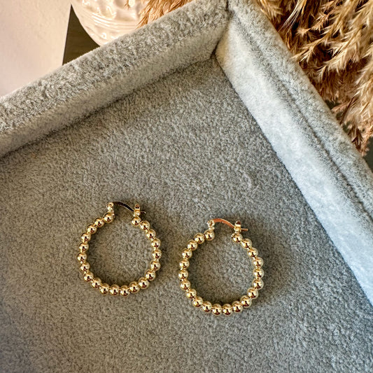 Mini beads hoops
