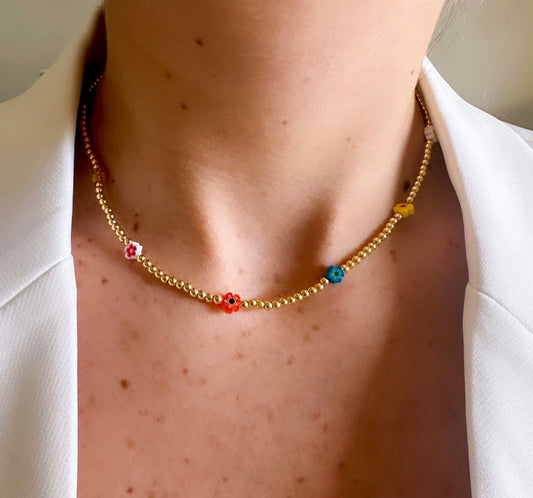Flower necklace